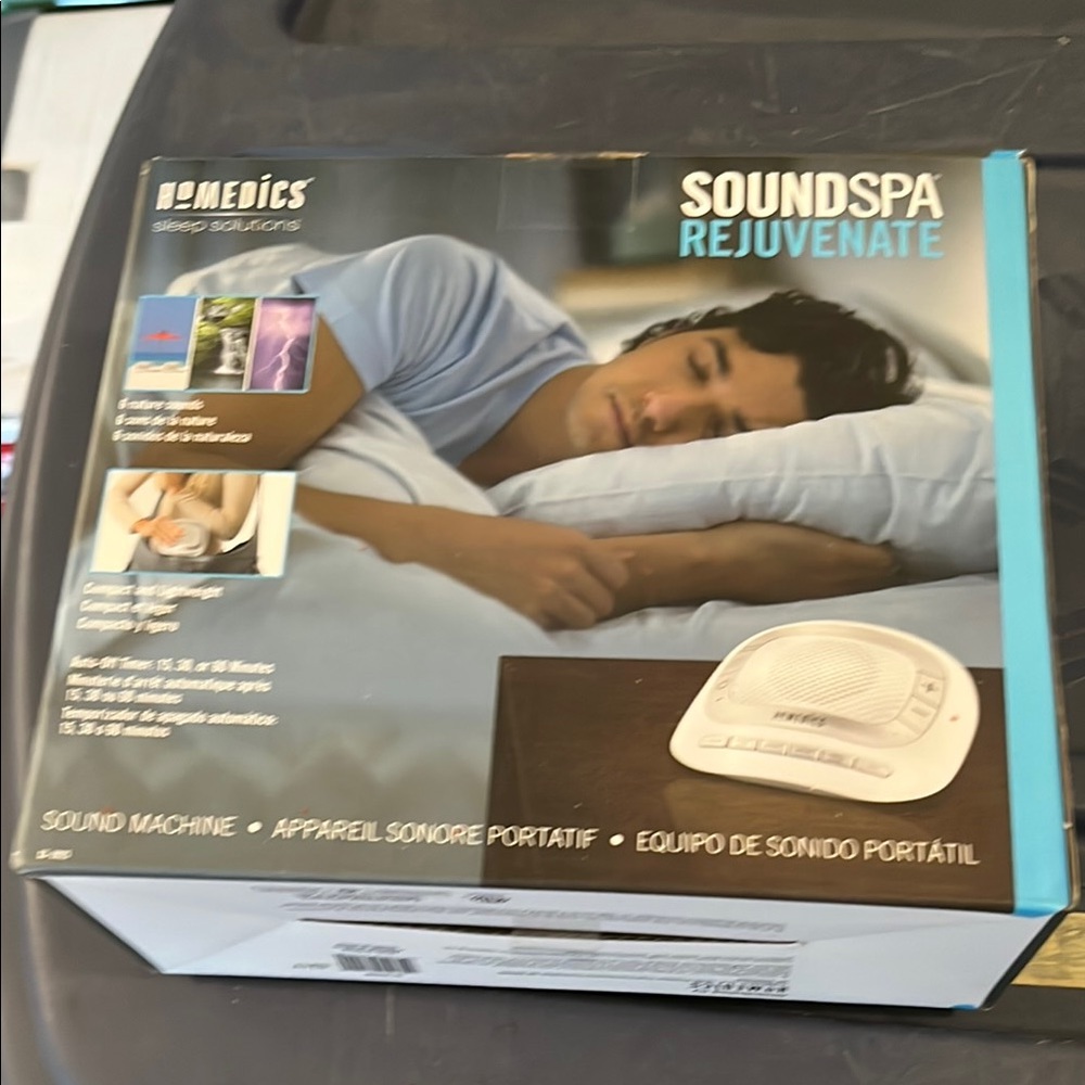 Homedics SoundSpa Rejuvenate White Sound Machine